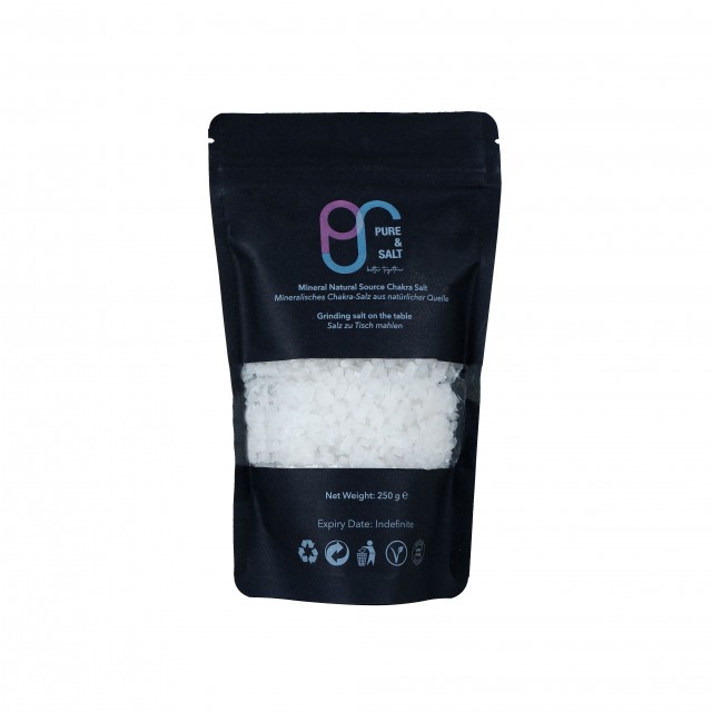 Mineralisches Natürliches Quellsalz Chakrasalz (Salz zum Mahlen am Tisch)