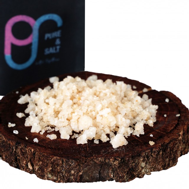 NATÜRLICHES MINERALQUELLEN-GOLD-SALZ / Gelbfarbiges Mineralisches Natürliches Quellsalz