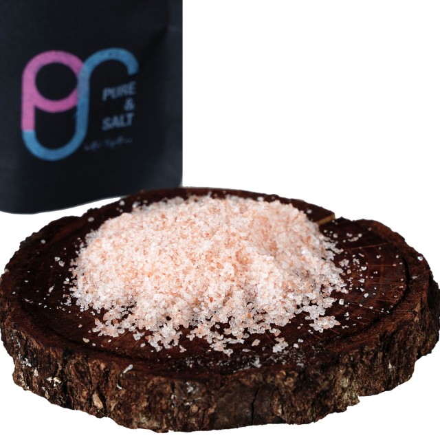 NATÜRLICHES ROSA HIMALAYA STEINSALZ (Gemahlenes Tafelsalz)