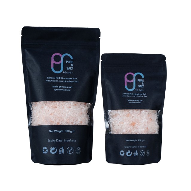 DOĞAL PEMBE HİMALAYA KAYA TUZU (Sofrada öğütme tuzu)