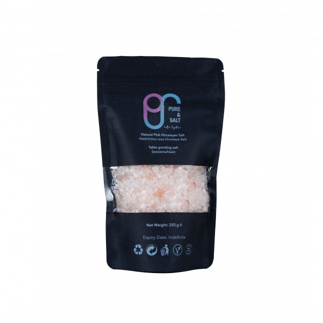 NATÜRLICHES ROSA HIMALAYA STEINSALZ (Salz zum Mahlen am Tisch)