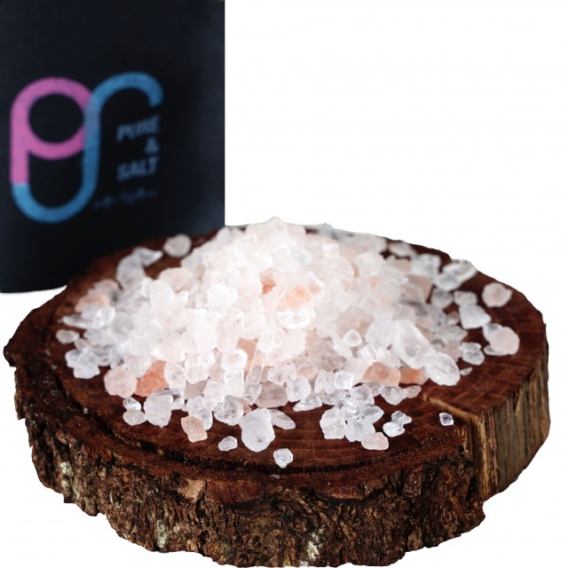 NATÜRLICHES ROSA HIMALAYA STEINSALZ (Salz zum Mahlen am Tisch)